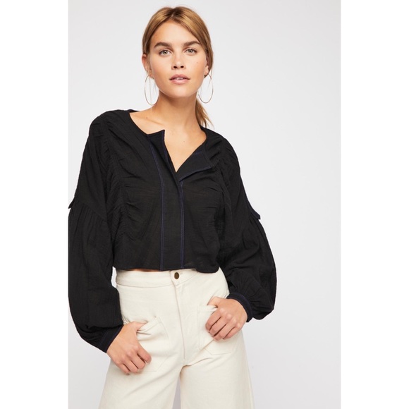 Free People Tops - Free People 🌈 Day Dreaming Peasant Blouse